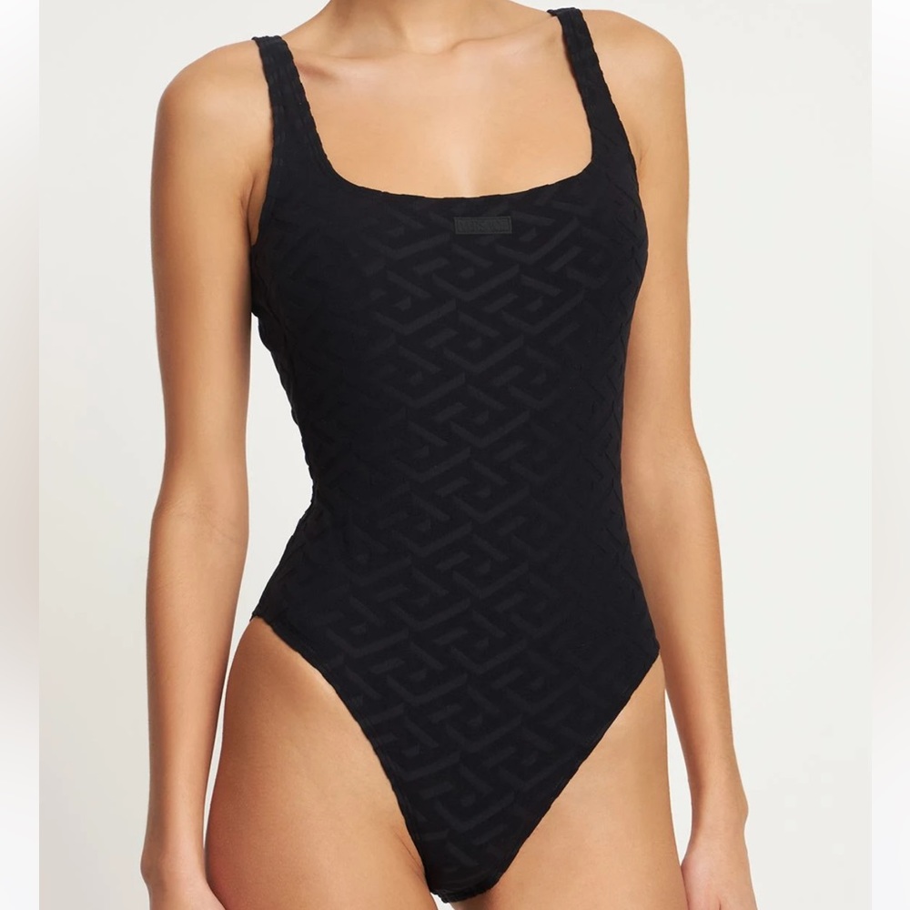 100%Authentic Versace Monogram Swimsuit - image 1